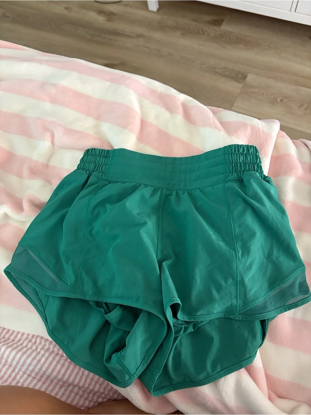 lululemon athletica Teal High-Rise Athletic Shorts